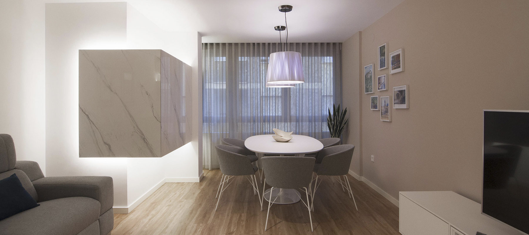 reforma de vivienda con Statuario
