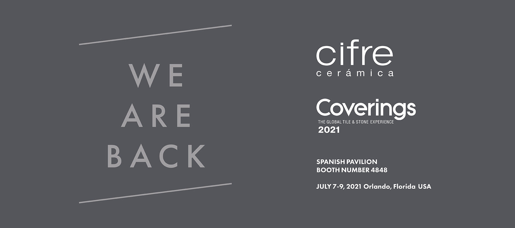 Cifre Cerámica en Coverings
