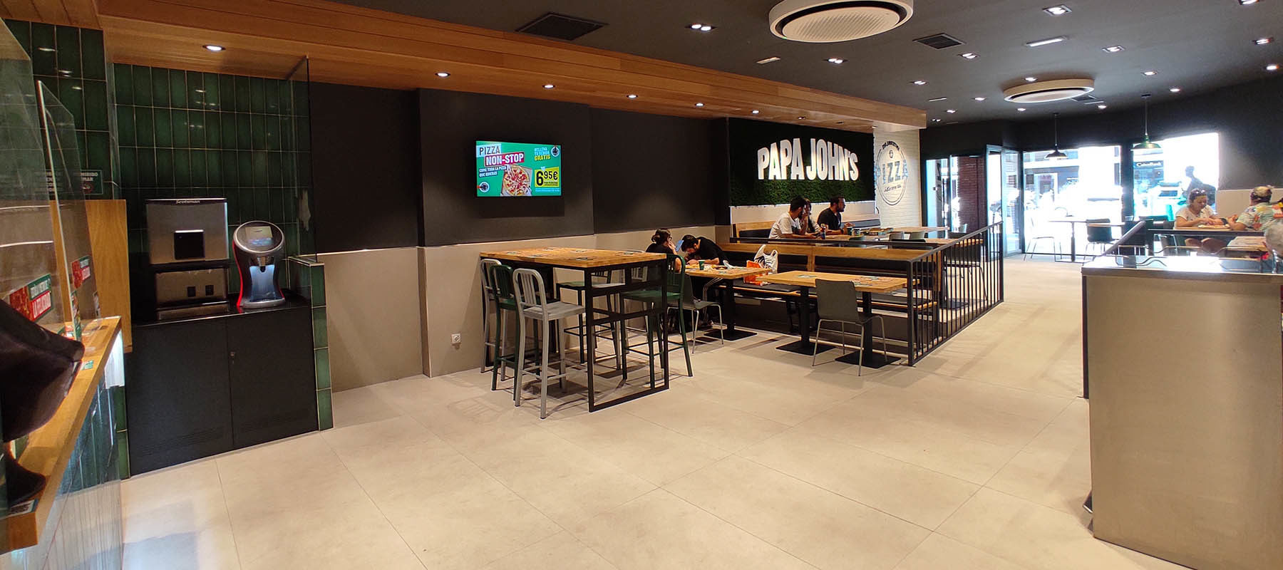 Neutra de Cifre Cerámica en Papa John's