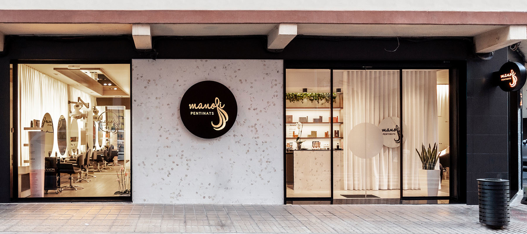 fachada con cerámica Diamond Gold